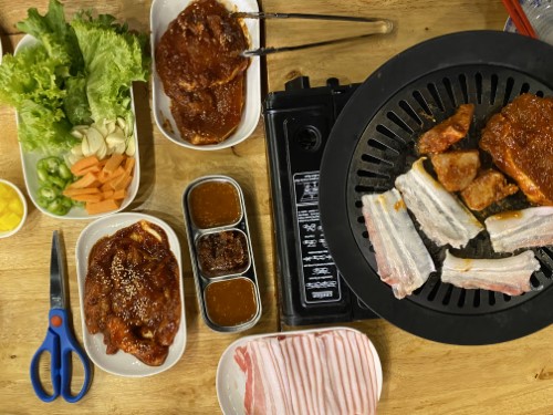 ปิ้งย่างหมูเกาหลี