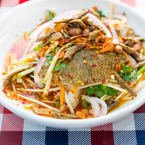 ยำมะม่วงปูม้า