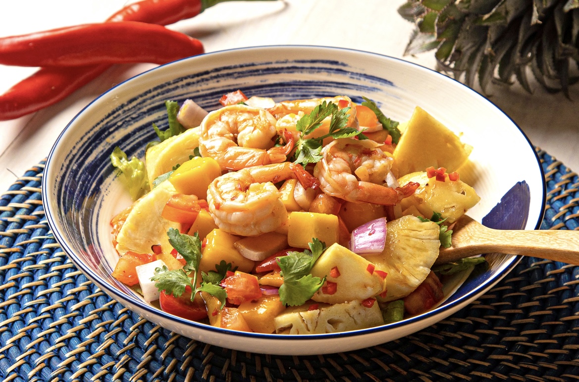 Prawns salad