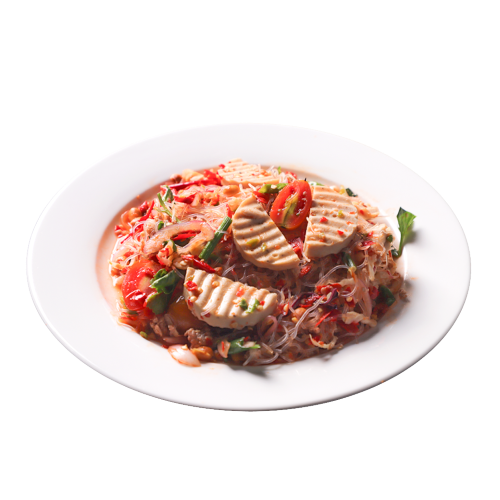 ยำวุ้นเส้นหมูสับ