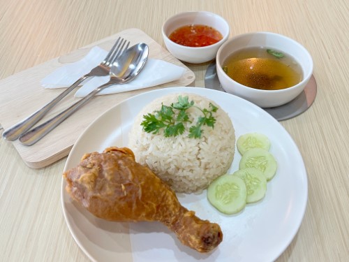 ข้าวมันไก่ทอด