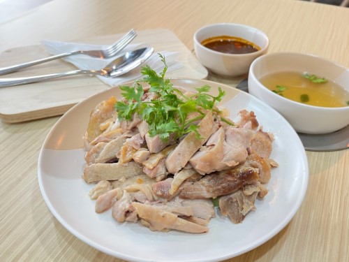 ไก่ต้มสับจานใหญ่
