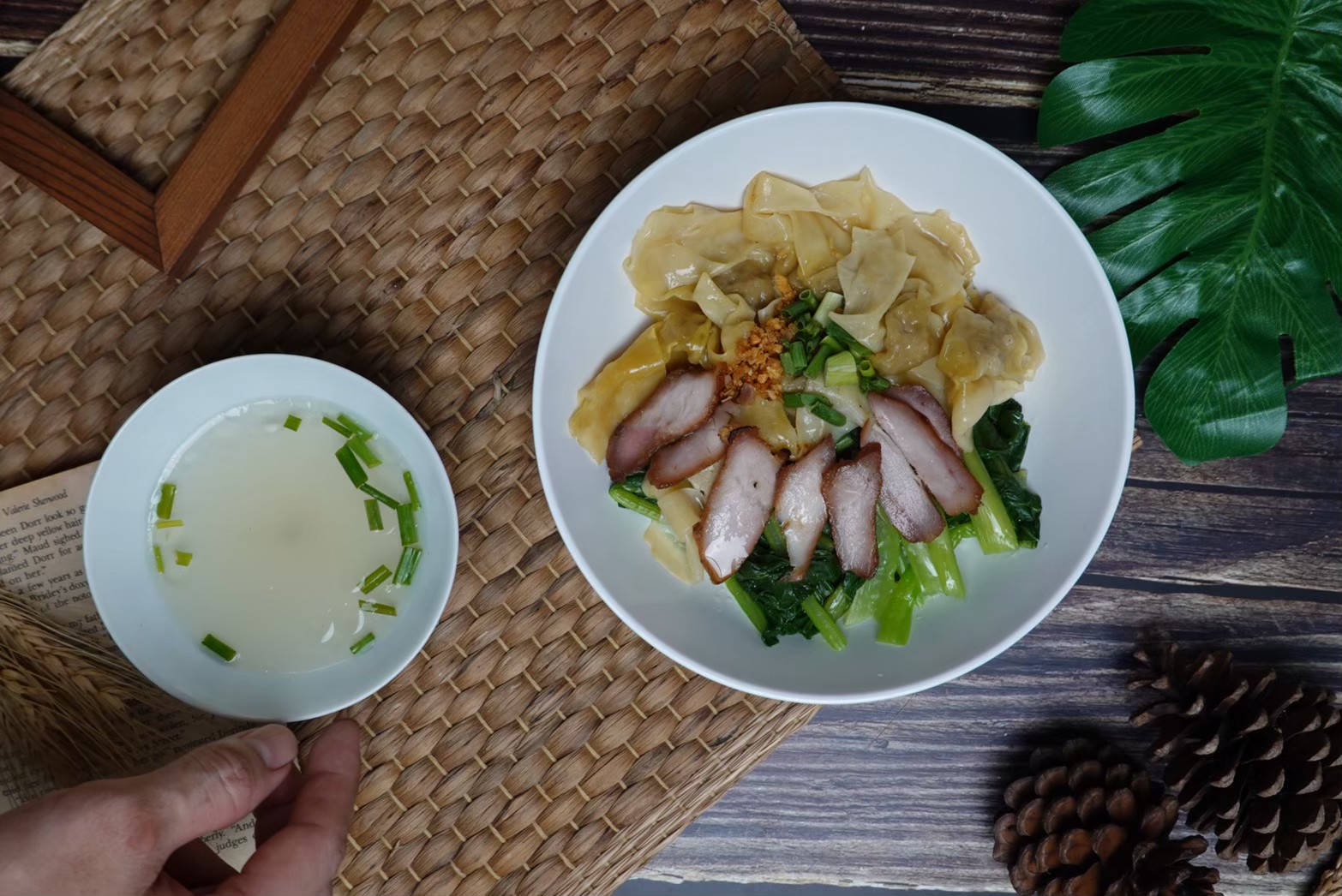 เกี๊ยวหมู+หมูย่าง