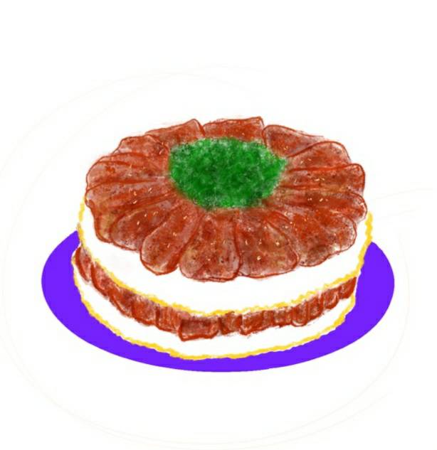 Moo Tod Cake
