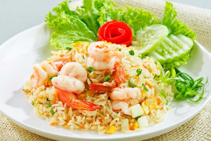 017-4 ข้าวผัดกุ้ง / Fried Rice With Prawn