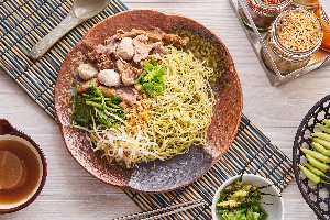 Noodles without soup.