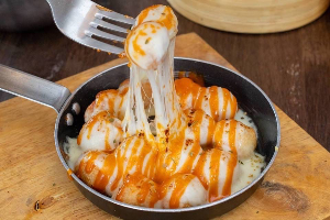 Meatballs with Cheese.