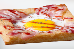 ปังเบคอนไข่ดาว - Bacon & Egg Bread