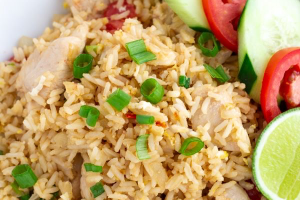ข้าวผัดเนื้อ