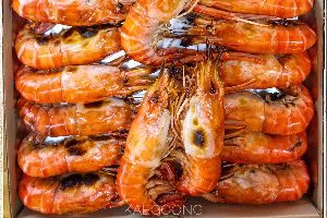 กุ้งผู้ หัวมันเยิ้ม (ก้ามทอง) /ครึ่งโล