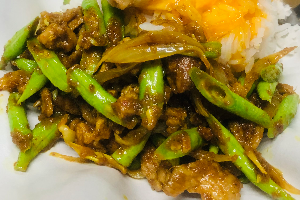 ผัดพริกแกงใต้ เนื้อ