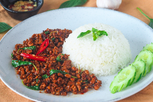 โคตรกะเพราหมูสับ