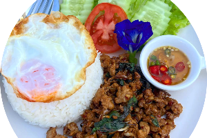 ข้าวกระเพราหมูสับ