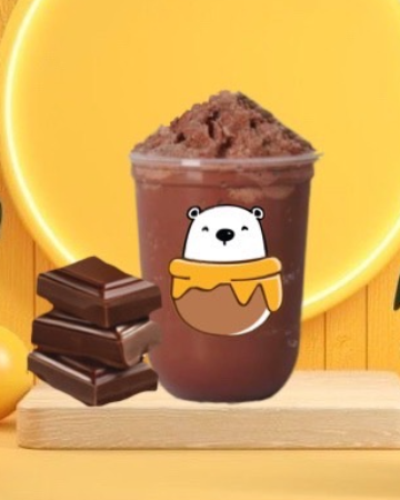 นมหมีปั่น ดาร์กช็อค