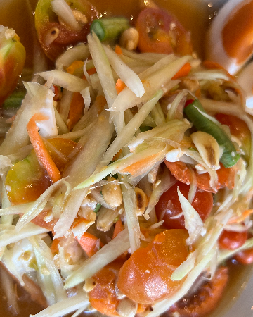 ตำไทยไข่เค็ม