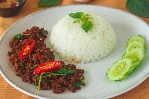 โคตรกะเพราเนื้อไทยแองกัส