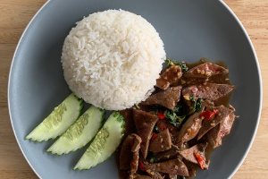 โคตรกะเพราตับหมู