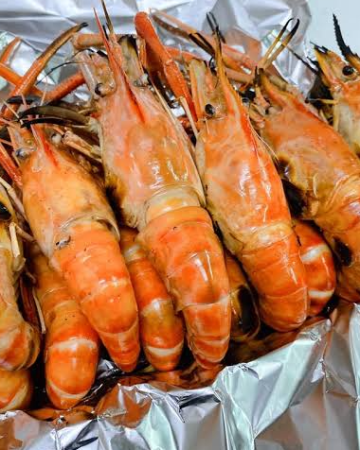 กุ้งเผา 1 กิโล