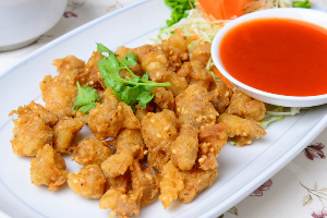 เอ็นข้อไก่ทอด (deep fried chicken joints)