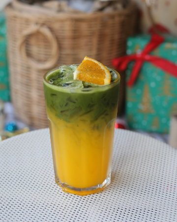 Orange Matcha : มัทฉะน้ำส้ม