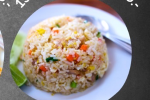 ข้าวผัดหมู(បាយឆាសាចច់ជ្រូក)