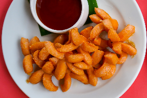 ไส้กรอกทอด