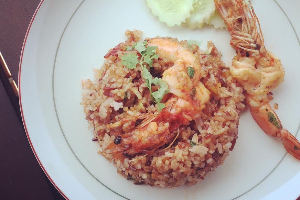 ข้าวผัดกุ้ง/ข้าวผัดผงกระหรี่กุ้ง