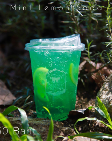 Mint lemon soda