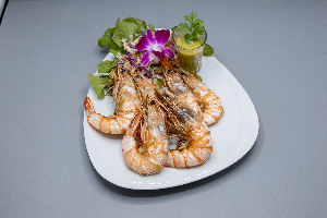 กุ้งแชบ๊วยเผา 1/2 กิโลกรัม ( Banana Prawn )