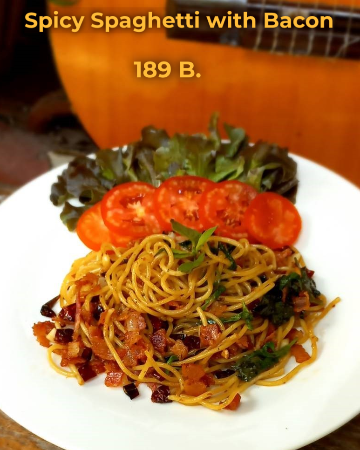 สปาเกตตีเบคอนสไปซ์ซี่