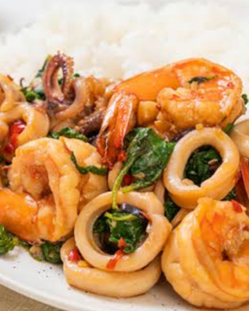 ข้าวกระเพราทะเล