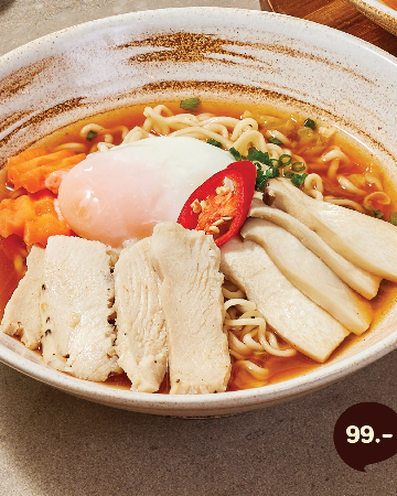 บะหมี่สไปซี่ อกไก่