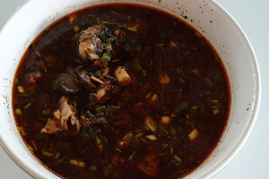 ยำผ้าขี้ริ้ว(พริกลาบ)