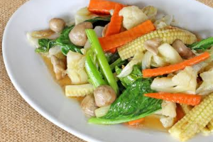 ผัดผักรวม (กับข้าว)