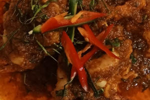 หมูผัดพริกเผา