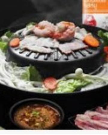 หมูกะทะ+ทะเล  ชุดกลาง