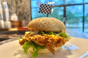 เบอร์เกอร์ไก่กรอบ