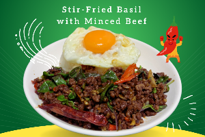 กะเพราเนื้อสับ