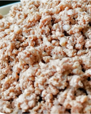 หมูสับผัดซอส