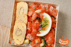Salmon Gomaae Chirashi Box