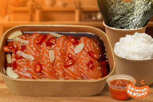 เซ็ตแซลมอนดองขั้นเทพ 100 กรัม