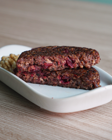 Signature Vegan Mushroom Tempeh Walnut Patty