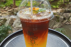 Iced American honey lemon