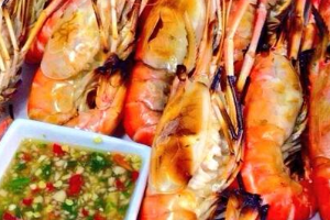1 . กุ้งเผา