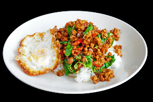 กระเพราหมูสับ   