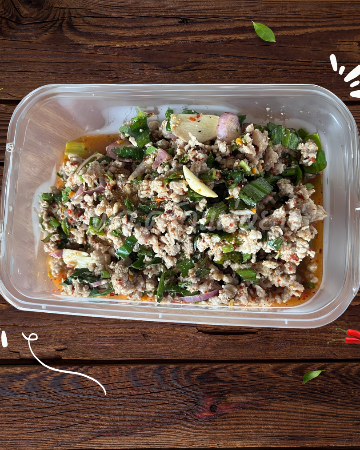 ลาบหมูสับ