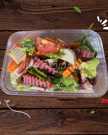 ยำหมูยอ+ฮอทด็อกแดง