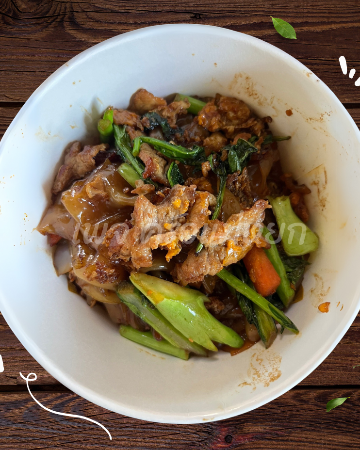 ผัดซีอิ๊วเส้นใหญ่