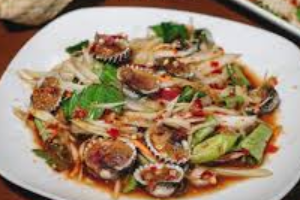 ตำหอยแครง