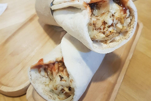 🌯กะบับม้วน ไส้ไข่กุ้ง **ไม่ใส่ชีส